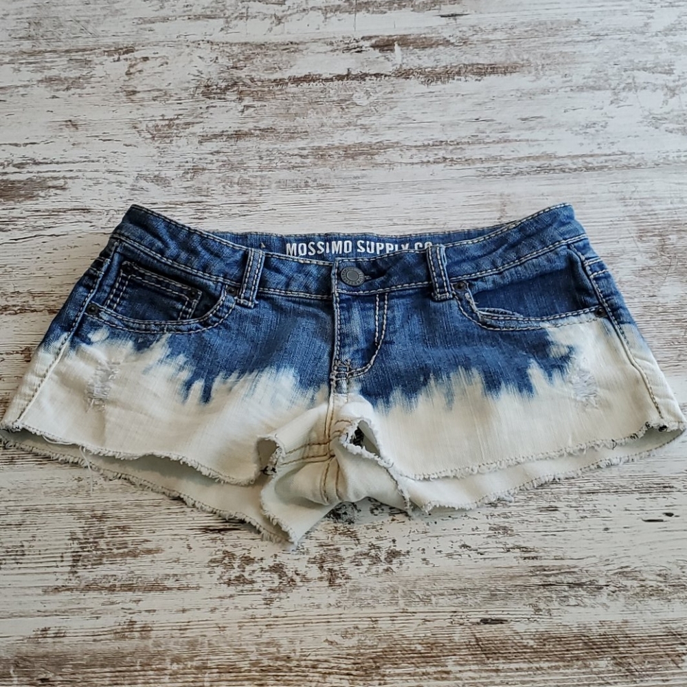 Juniors mossimo Denim shorts size 5 - Picture 1 of 3